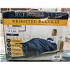 Image 1 : PENDLETON WEIGHTED BLANKET 15 LBS 48" X 72" GRAY