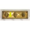 Image 1 : ANTIQUE STYLE BRASS COAT HAT RACK