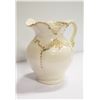 Image 1 : 10.5" INCHES TALL WHITE CERAMIC PITCHER