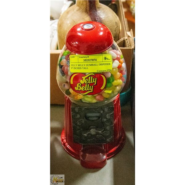 JELLY BELLY GUMBALL DISPENSER 9" INCHES TALL