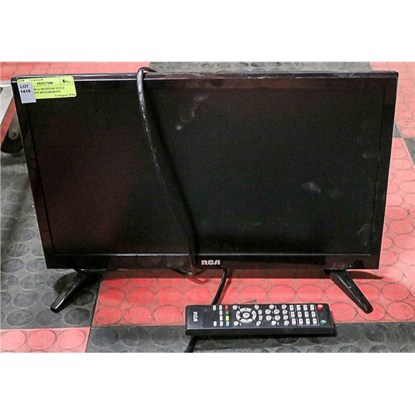 18" INCH RCA MONITOR STYLE TELEVISION WITH REMOTE