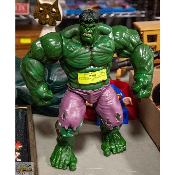 LARGE TALKING INCREDIBLE HULK