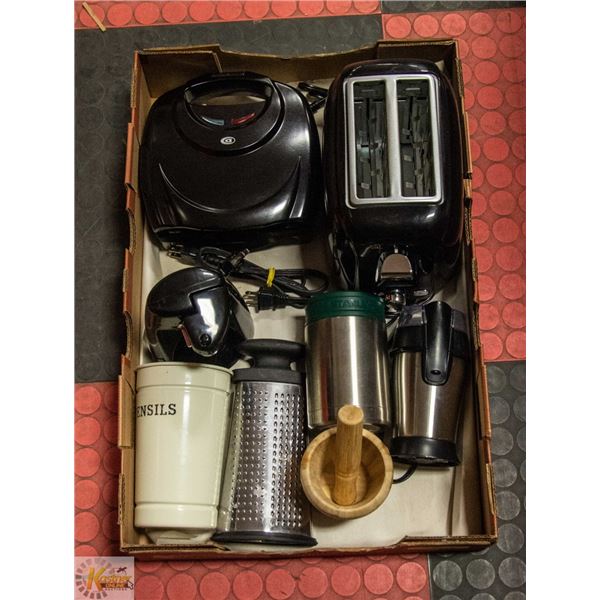 FLAT WITH SUNBEAM DUAL TOASTER/BAGEL TOASTER,