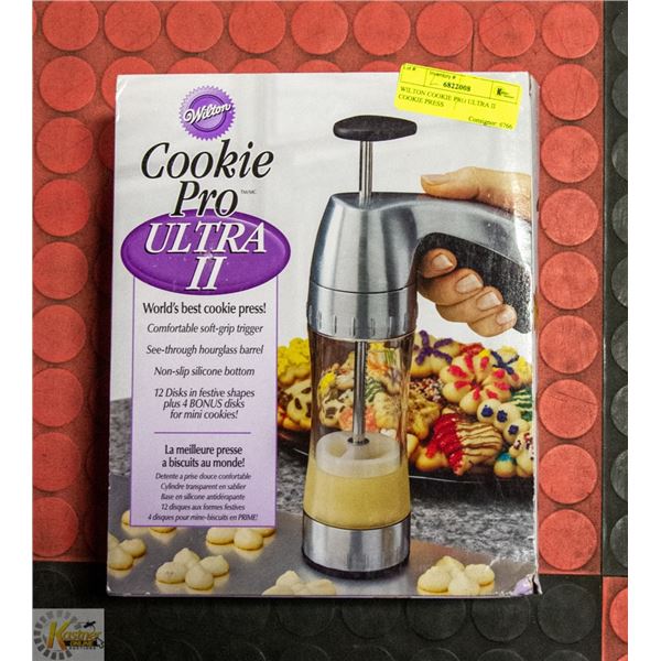 WILTON COOKIE PRO ULTRA II COOKIE PRESS