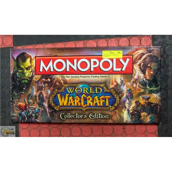 RARE WORLD OF WARCRAFT MONOPOLY