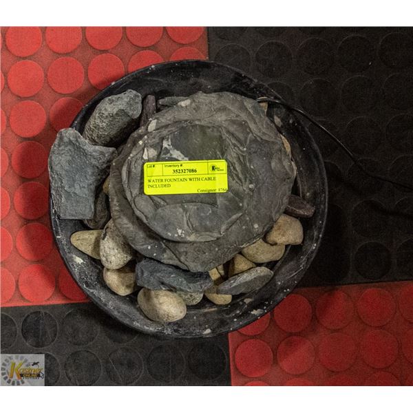 WATER FOUNTAIN WITH CABLE INCLUDED