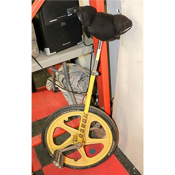 QUALITY YELLOW NORCO UNICYCLE