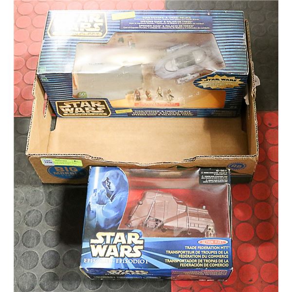 STAR WARS ACTION FLEET AND TRADE FEDERATION LOT