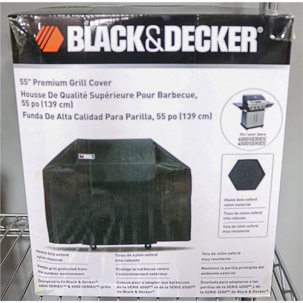 BLACK AND DECKER BBQ COVER 55"