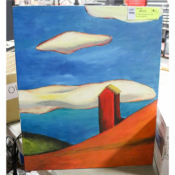 UNTITLED "SILO IN MOUNTAIN SIDE" BY KATIE ARNDT