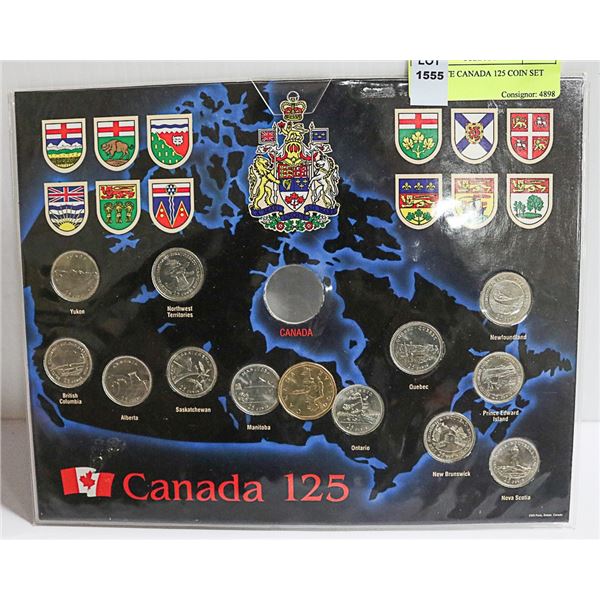 COMPLETE CANADA 125 COIN SET