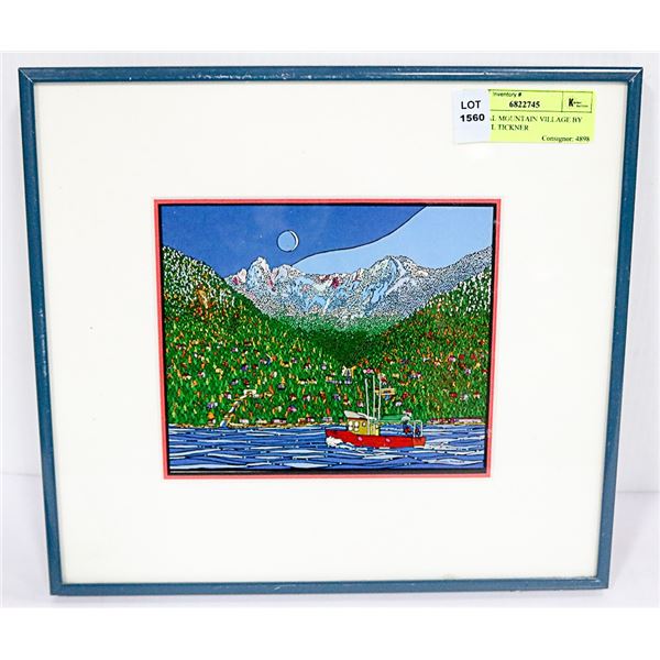 COASTAL MOUNTAIN VILLAGE BY MICHAEL TICKNER