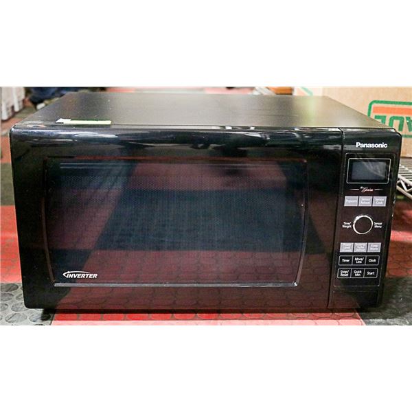 BLACK PANASONIC INVERTER 1200 WATT MICROWAVE