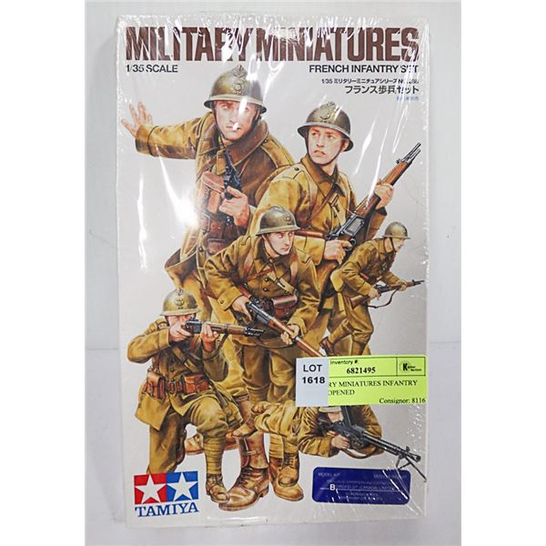 MILITARY MINIATURES INFANTRY SET UNOPENED