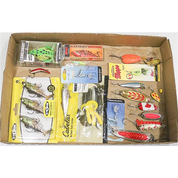 LOT OF FISHING LURES