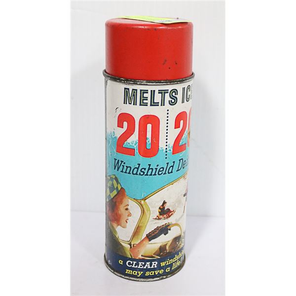 VINTAGE CAN 20/20 WINDSHIELD DE-ICER
