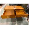 Image 2 : 2 NEW OUT OF PACKAGING SINGLE DRAWER NIGHT TABLES 21 X 22 X 22"