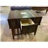 Image 2 : NEW OUT OF BOX SINGLE DRAWER TRUNK STYLE MCKENNA END TABLE 25 X 26 X 29"
