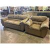 Image 1 : 2PC LEATHER SOFA SET