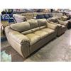 Image 2 : 2PC LEATHER SOFA SET