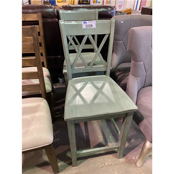 2 CHAIRS 24.5" TALL