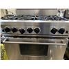 Image 3 : BLUESTAR 6 BURNER GAS STOVE WITH CONVECTION GAS OVEN 36"