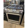 Image 1 : KITCHEN STAINLESS STEEL 5 BURNER GAS STOVE WITH ELECTRIC CONVECTION OVEN 30"