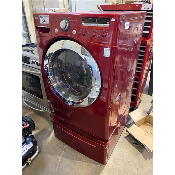 LG DIRECT DRIVE WM2150HR WASHER WITH BOTTOM STORAGE COMPARTMENT