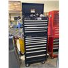 Image 1 : 2 PIECE TACTIX 26" TOOL CHEST WITH CONTENTS 830LBS TOTAL WEIGHT CAPACITY