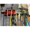 Image 2 : ASSORTED SHOVELS, PICK AX, & MORE