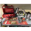 Image 2 : SKILSAW, CASTER WHEELS, DIGITAL CALIPER, MITER GAUGE, & MORE