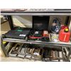 Image 1 : FOLDING CART, THUNDER RANGE STOVE TOP, GAS CAN, BENZOMATIC TORCH, & CARPET CLEANER