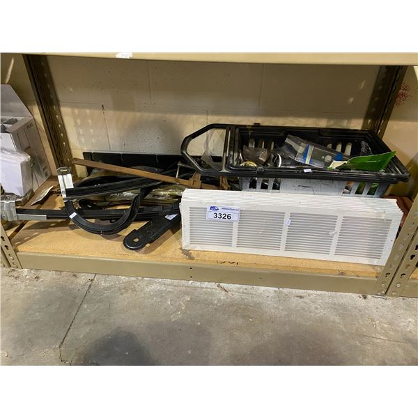 VENT COVERS, CLAMP, ASSORTED HARDWARE, & MORE