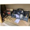 Image 1 : MASTERCRAFT AIR-POWERED GRAVITY-FEED SPRAY GUN KIT WITH ACCESSORIES, TOOL BOX, & MORE
