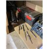 Image 3 : MASTERCRAFT AIR-POWERED GRAVITY-FEED SPRAY GUN KIT WITH ACCESSORIES, TOOL BOX, & MORE