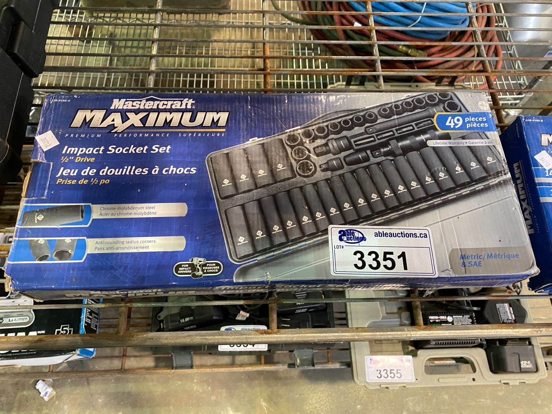 MASTERCRAFT MAXIMUM IMPACT SOCKET SET 1/2