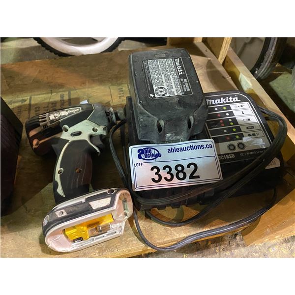 MAKITA 1/4" IMPACT DRILL WITH BATTERY & CHARGER