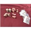 Image 1 : RHODONITE (GEMSTONE) CARVED ANIMALS, TOTEMS AND BROOCHES