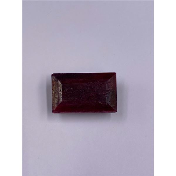 ROUGH MINERAL POLISHED QUALITY RUBY 158.40CT - 31.68G, 34 X 21 X 15MM, MADAGASCAR