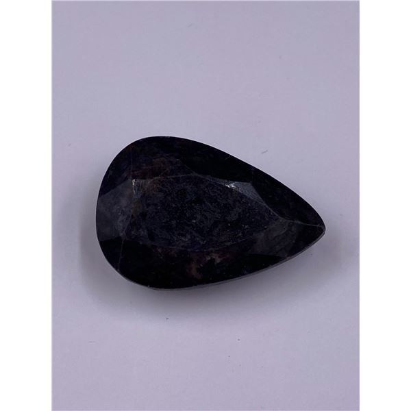 ROUGH MINERAL POLISHED QUALITY SAPPHIRE 130.95CT - 26.19G, 37 X 25 X 15MM, MADAGASCAR