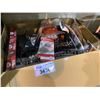 Image 1 : BOX WITH OUTSIDE GARDEN MODEL TRAIN, WAGONS, & RAIL