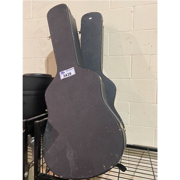 2 HARD SHELL GUITAR CASES