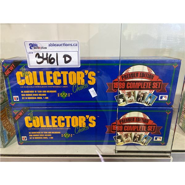 2 BOXES OF UPPER DECK BASEBALL CARDS
