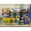 Image 1 : 9 ASSORTED BOXES OF HOCKEY/BASEBALL/FOOTBALL CARDS ( 4 NEWLY SEALED) TOPPS, BOWMAN, SCORE,  UPPER