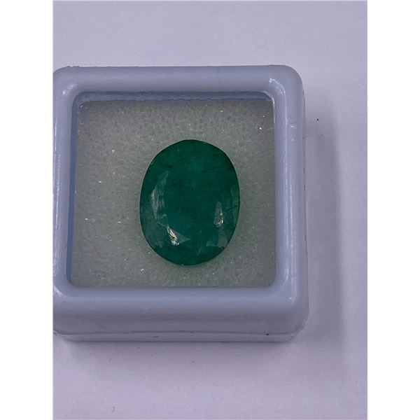 NATURAL FABULOUS EMERALD 8.90CT, 14.93 X 11.52 X 7.04MM, EMERALD GREEN COLOUR, OVAL CUT, CLARITY