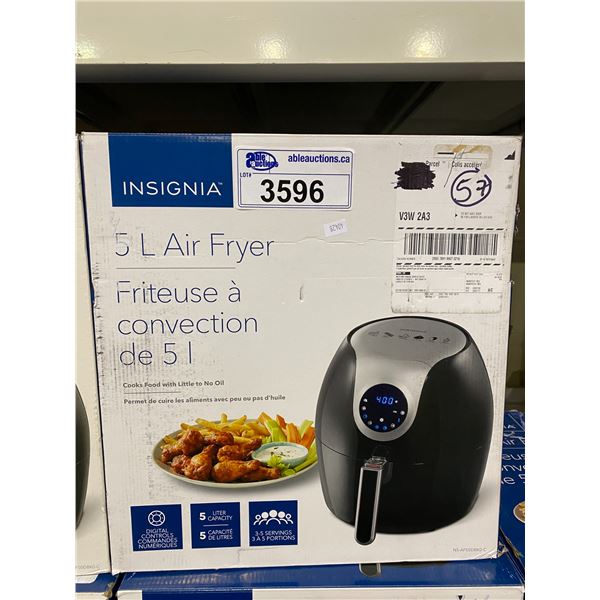 INSIGNIA 5L AIR FRYER NS-AF50DBK0-C