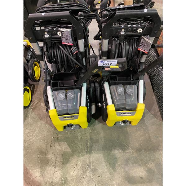 2 KARCHER PRESSURE WASHERS 1900 PSI (MAY NEED REPAIR & OR MISSING PIECES)