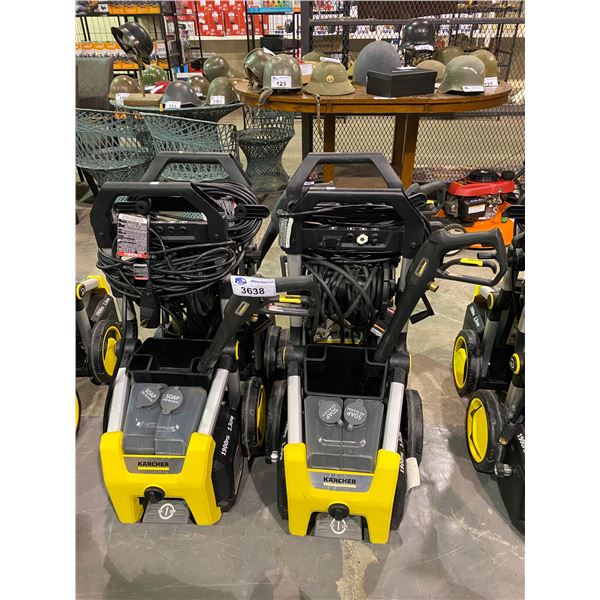 2 KARCHER PRESSURE WASHERS 1900 PSI (MAY NEED REPAIR & OR MISSING PIECES)