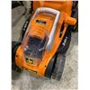 Image 2 : LAWNMASTER ORANGE 2-IN-1 ELECTRIC LAWN MOWER (MAY NEED REPAIR & OR MISSING PIECES)