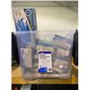 Image 2 : 3 BINS OF NEW PRODUCT: BLUE CHIP GLOVES, NORTH VENTED AIR DISPOSABLE COVERALLS, & VIKING NITRILE